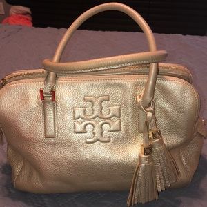Tory Burch large Gold Tassel Satchel 👜